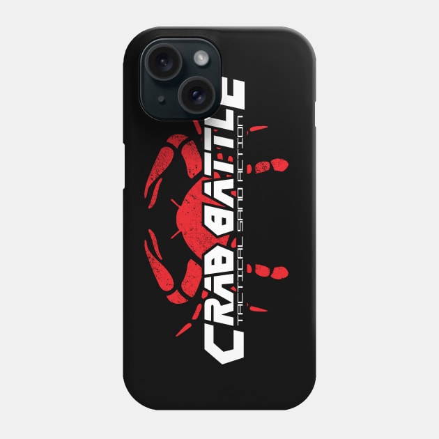 CRAB BATTLE: Tactical Sand Action Phone Case by waveformUSA