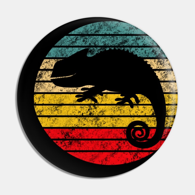 Rasta Reptile Chameleon Pin by dearannabellelee