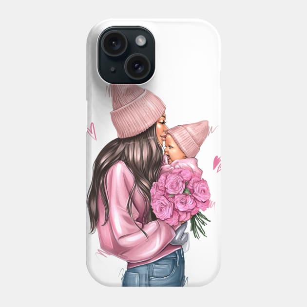 Love my Baby Little Things in Life Phone Case by AllessyArt 