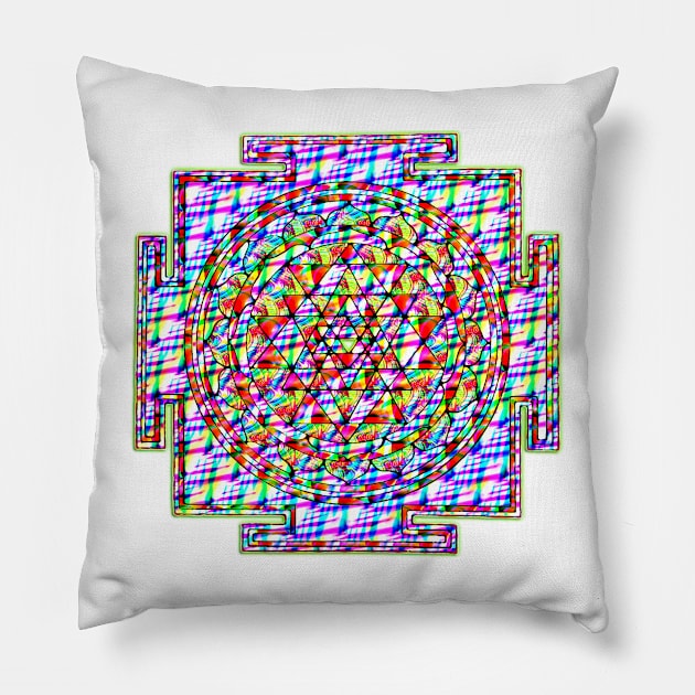 Shri Yantra Pillow by indusdreaming