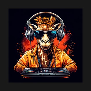 Giraffe DJ T-Shirt