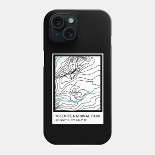 Yosemite National Park Polaroid Badge Phone Case