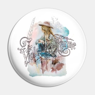 Women french collage Pin