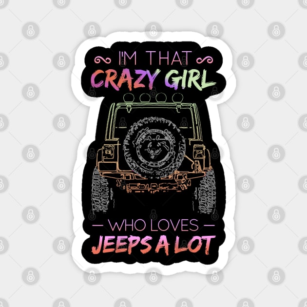 Jeep Girls Funny Magnet by RichyTor