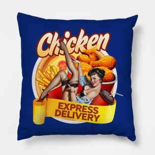 Foodie retro design Pillow