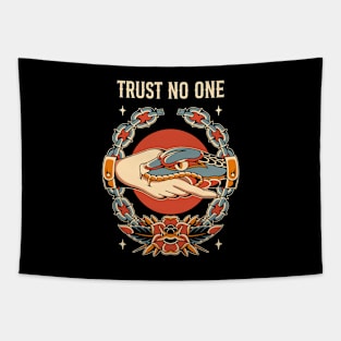 trust no one Tapestry