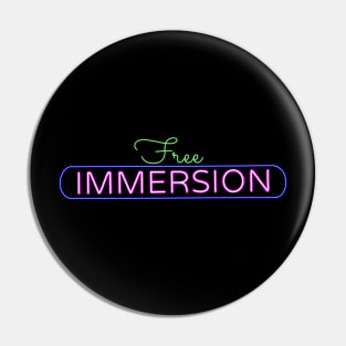 T-shirt for freedivers: Free immersion Pin