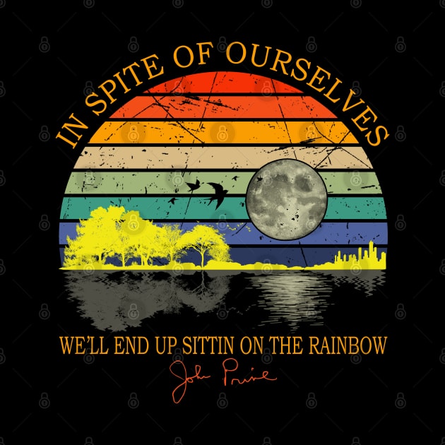 In Spite Of Ourselves We'll End Up Sittin Rainbow by OliviaCookArt