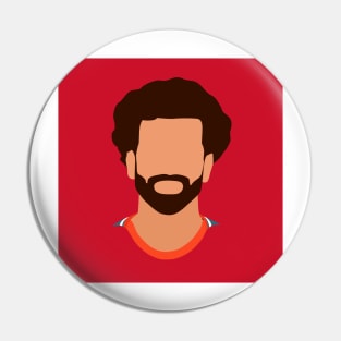 Mohamed Salah Minimalistic Face Art Pin