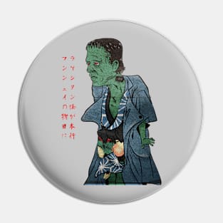 Frankenstein monster goes to japan Pin