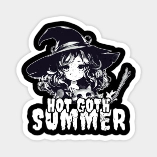 Hot Goth Summer - Anime Halloween Magnet