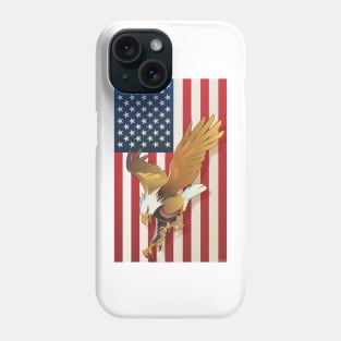 American Screaming Eagle Phone Case