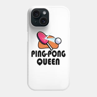 Table Tennis Ping Pong Women Players Phone Case