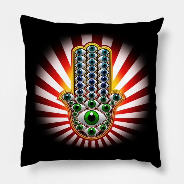 The Hand of God Pillow by TheInfiniteCorner