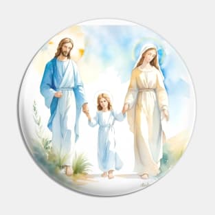 The Holy Family Pin