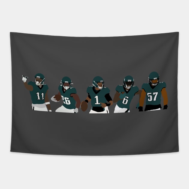 Philly five Tapestry by 752 Designs