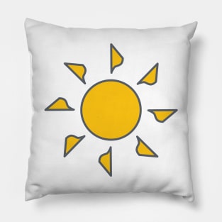 Cartoon Sun Pillow