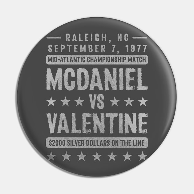 McDaniel vs Valentine Pin by deadright