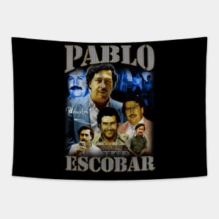 Pablo escobar bootleg vintage 90s design Tapestry