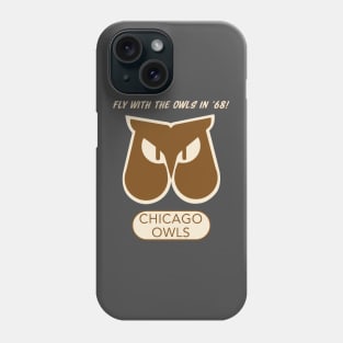 Defunct - Chicago Owls Football 1968 Phone Case