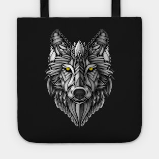 Ornate Wolf Tote