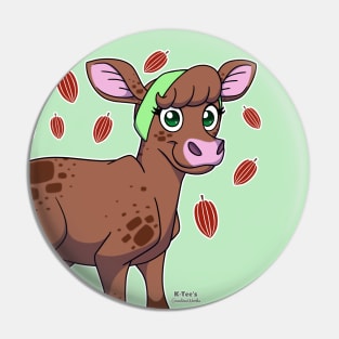 Coco the Chocolate Cow - Original, Closeup (Part 2) Pin