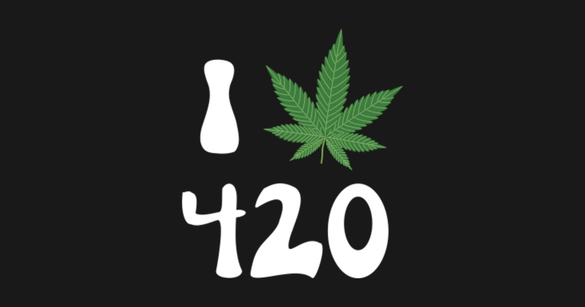 I Love 420 Funny Stoner Shirt 420 Friendly Baseball TShirt