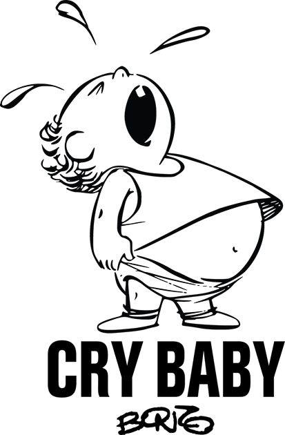 Cry Baby 1 Kids T-Shirt by BonzoTee