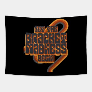 Madness in March Basketball Distressed Design Tapestry