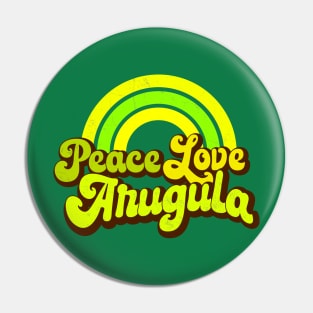 Peace Love Arugula Pin