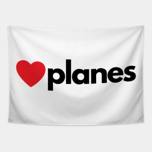 I Love Planes Tapestry