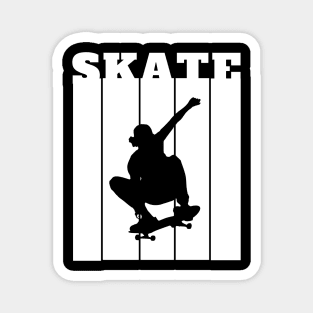 SKATEBOARDING GRAPHIC LOGO Magnet