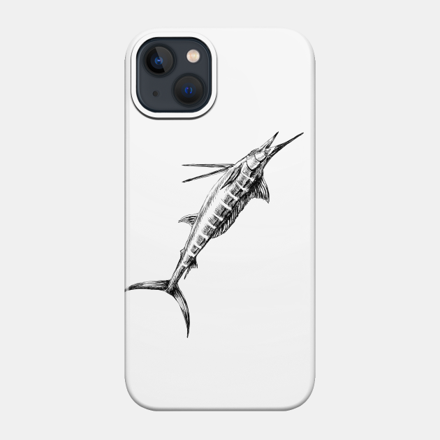 Marlin Fish Print - Marlin Fish - Phone Case