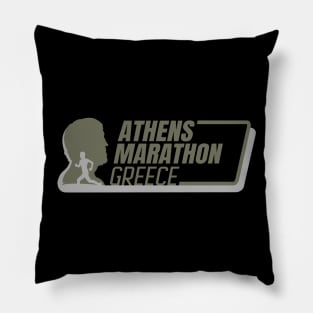 'Athens Marathon' Awesome Athens Greek Mythology Gift Pillow