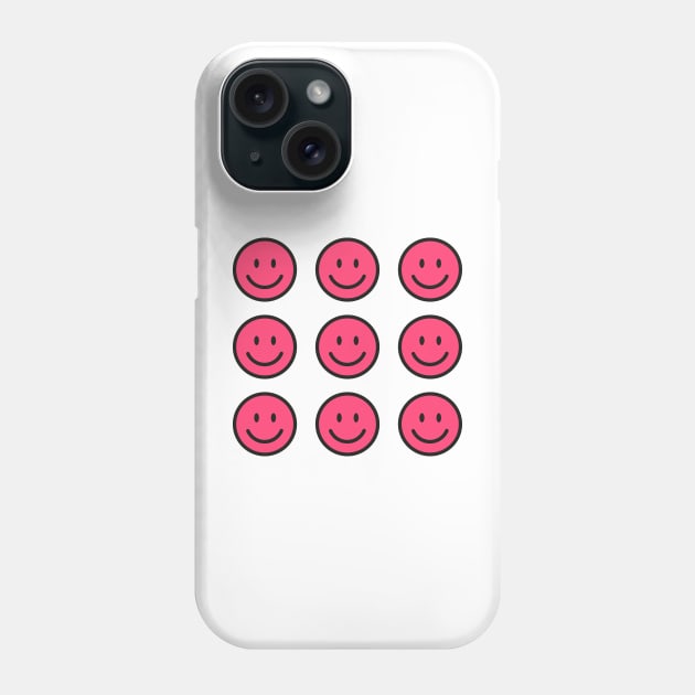 Pink emoji sticker pack Phone Case by EmeraldWasp