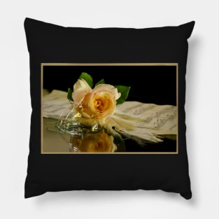 The Music and the Rose Pillow