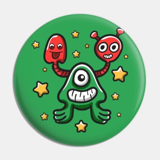 Monster Smile Pin