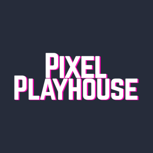 Pixel Playhouse White Logo T-Shirt