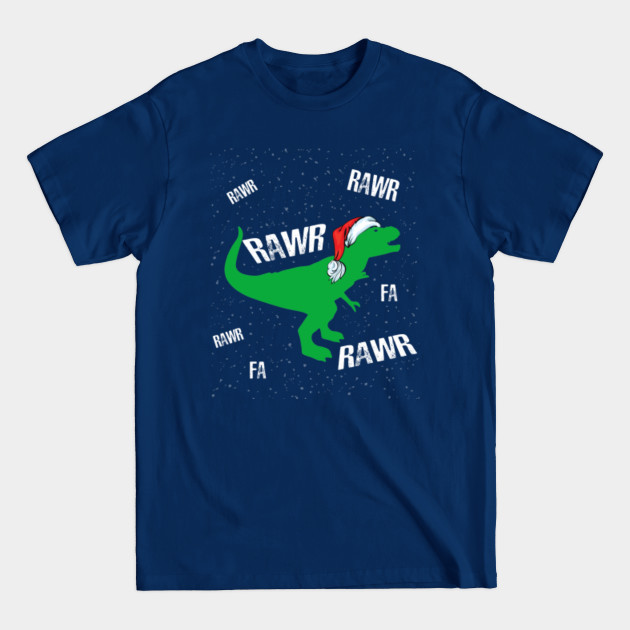 Disover Trex Christmas T Rex Rawr Rawr Gift Funny - Trex Christmas T Rex Rawr Rawr Gift Fun - T-Shirt