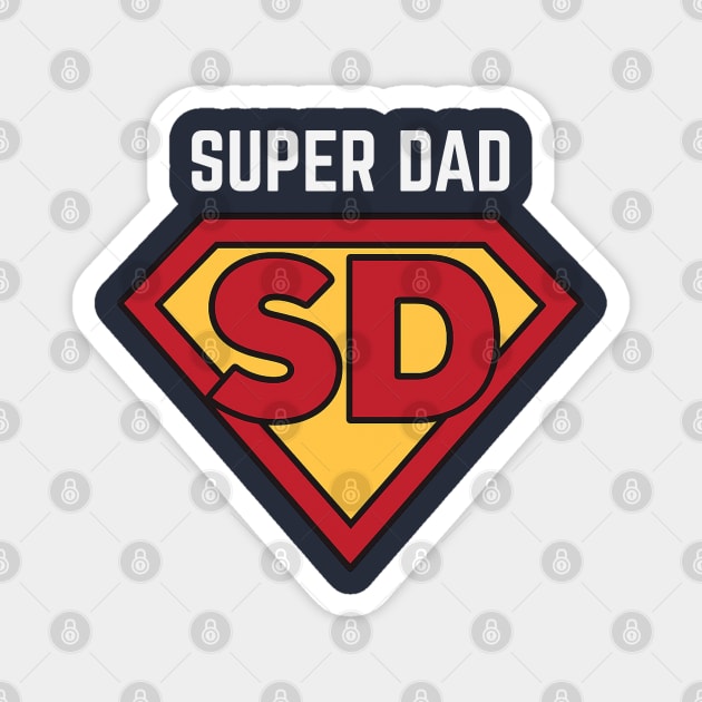 Super Dad Uniform Magnet by Stylecombinator