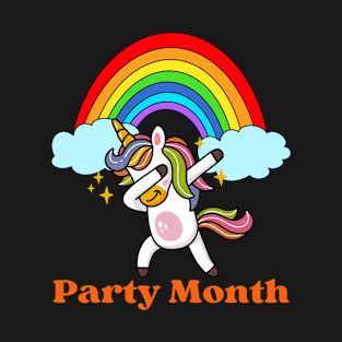 Pride Party Month T-Shirt