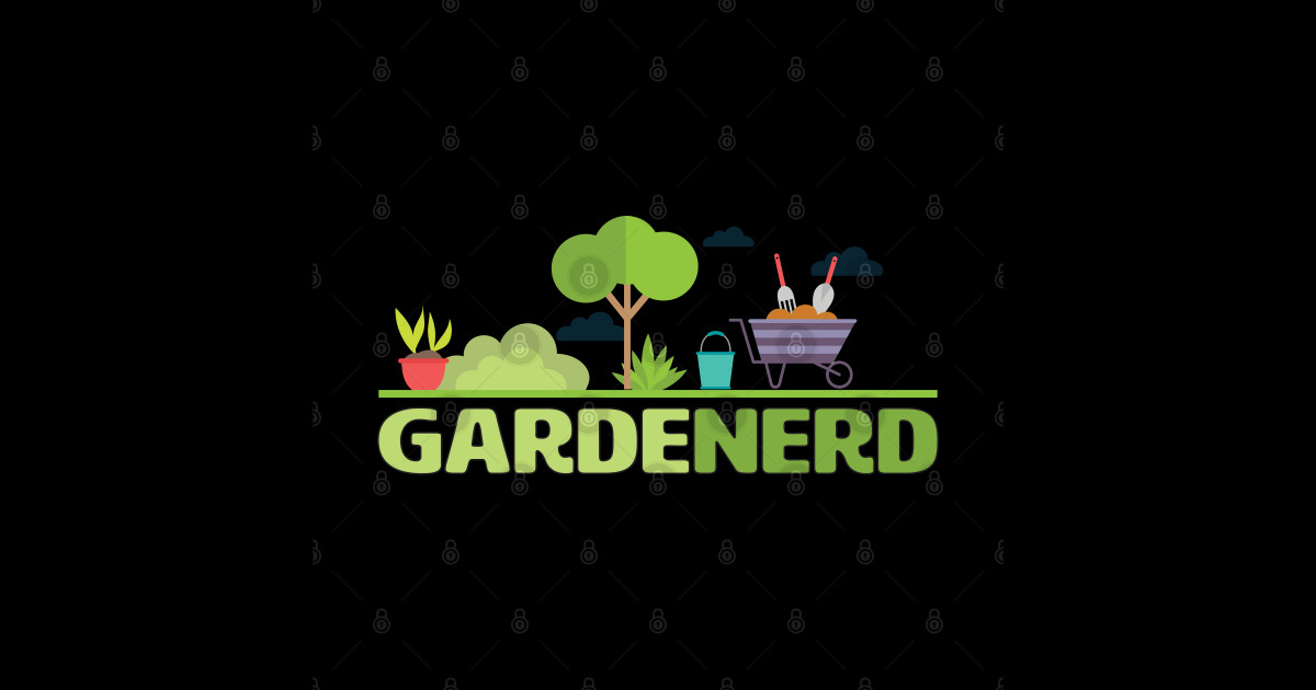 Gardening Garden Nerd Gardening Sticker TeePublic