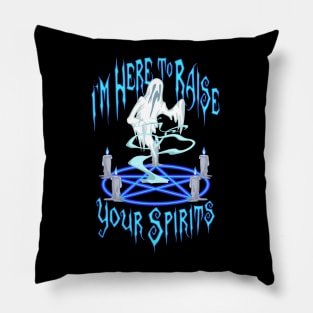 I'm Here to Raise Your Spirits Pillow