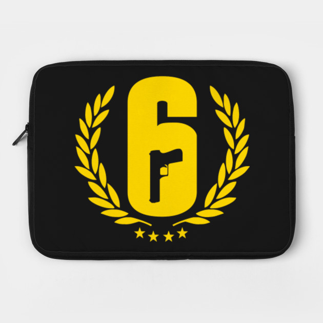 Rainbow Six Siege Logo Rainbow Laptop Case Teepublic