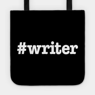 #writer in white Tote