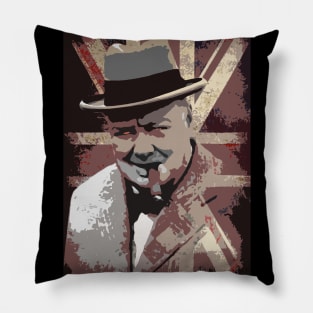 sir winston churchill Pillow