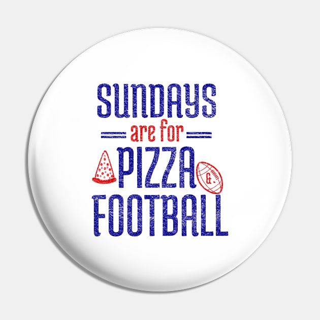 Sundays Are For Pizza And Football Pin by Petalprints