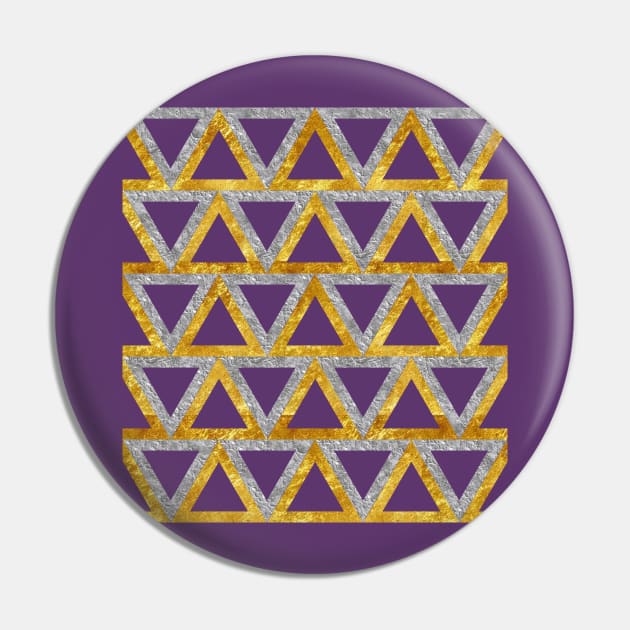 Night of the Pharaohs - Egyptian Inspired Pattern Pin by PurplePeacock