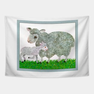 carleeric sheep sj artfond Tapestry