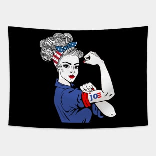 Womens Joe Biden Shirt Women Unbreakable Biden for President 2020 Tapestry